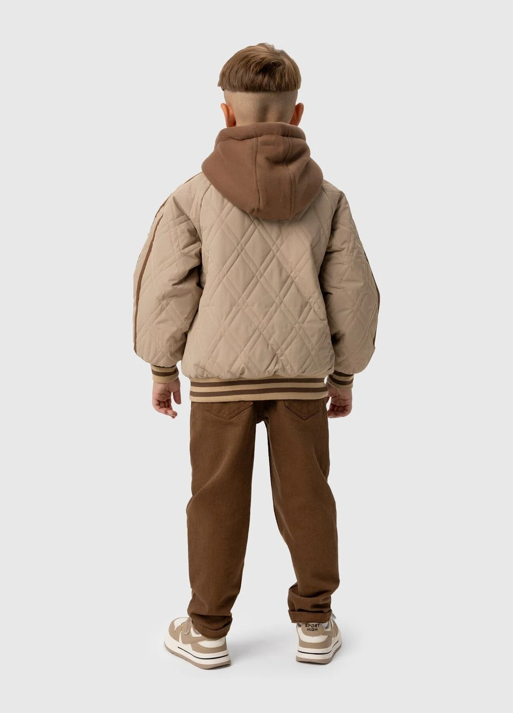 Бежевая куртка для мальчика 8892 110 см бежевый (2000989984870d) shop (2000989984870) XZKAMI