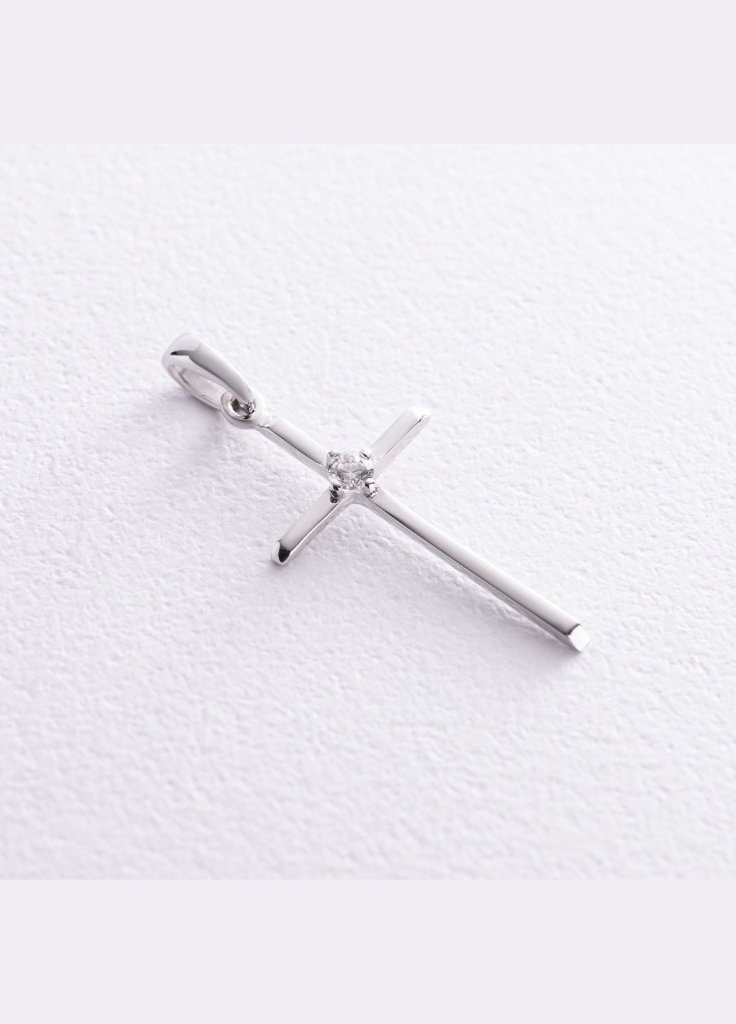 Золотий хрестик з фіанітом п01871 Oniks (264023234)