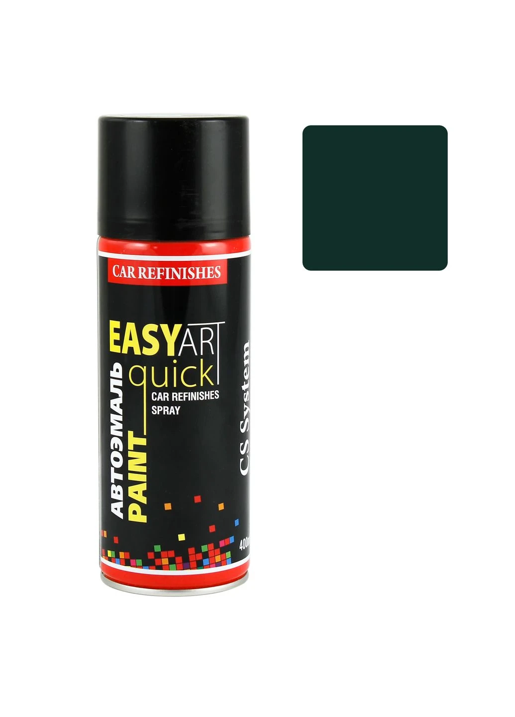 Емаль автомобільна Easy Art Quick Paint 307 Зелений сад глянцева аерозоль 400 мл CS SYSTEM (389369382)
