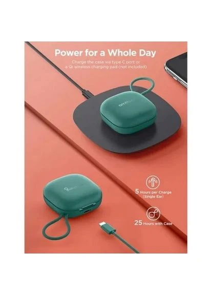 Наушники TWS TWS EO005 Green Omthing Airfree Pods (330032554)