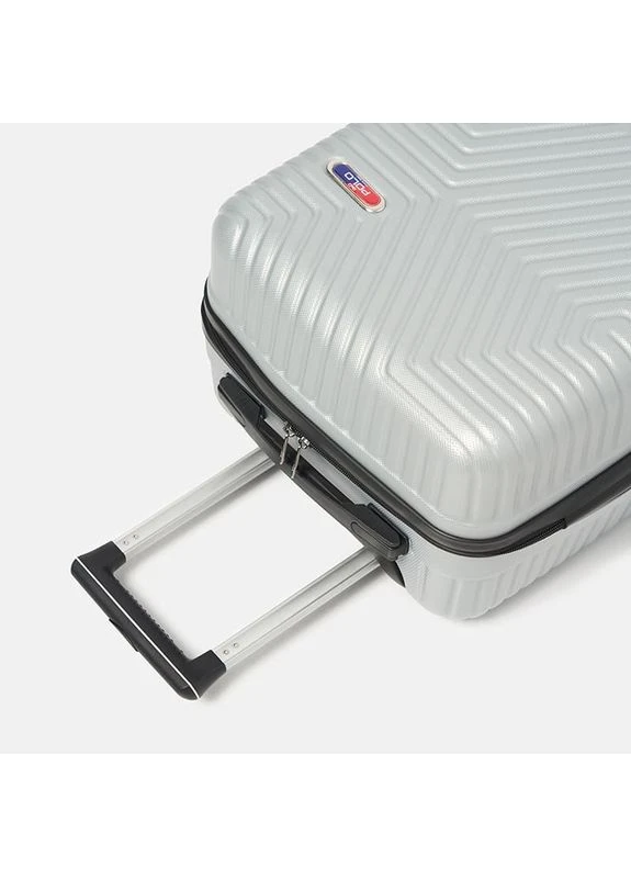 Чемодан маленький 4 колеса T1ABS600silver-M Ricco Grande (365727688)
