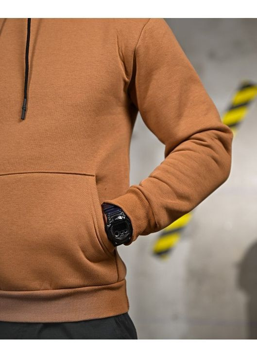 Тактическое мужское худи на флисе Молодость койот No Brand (363222689)