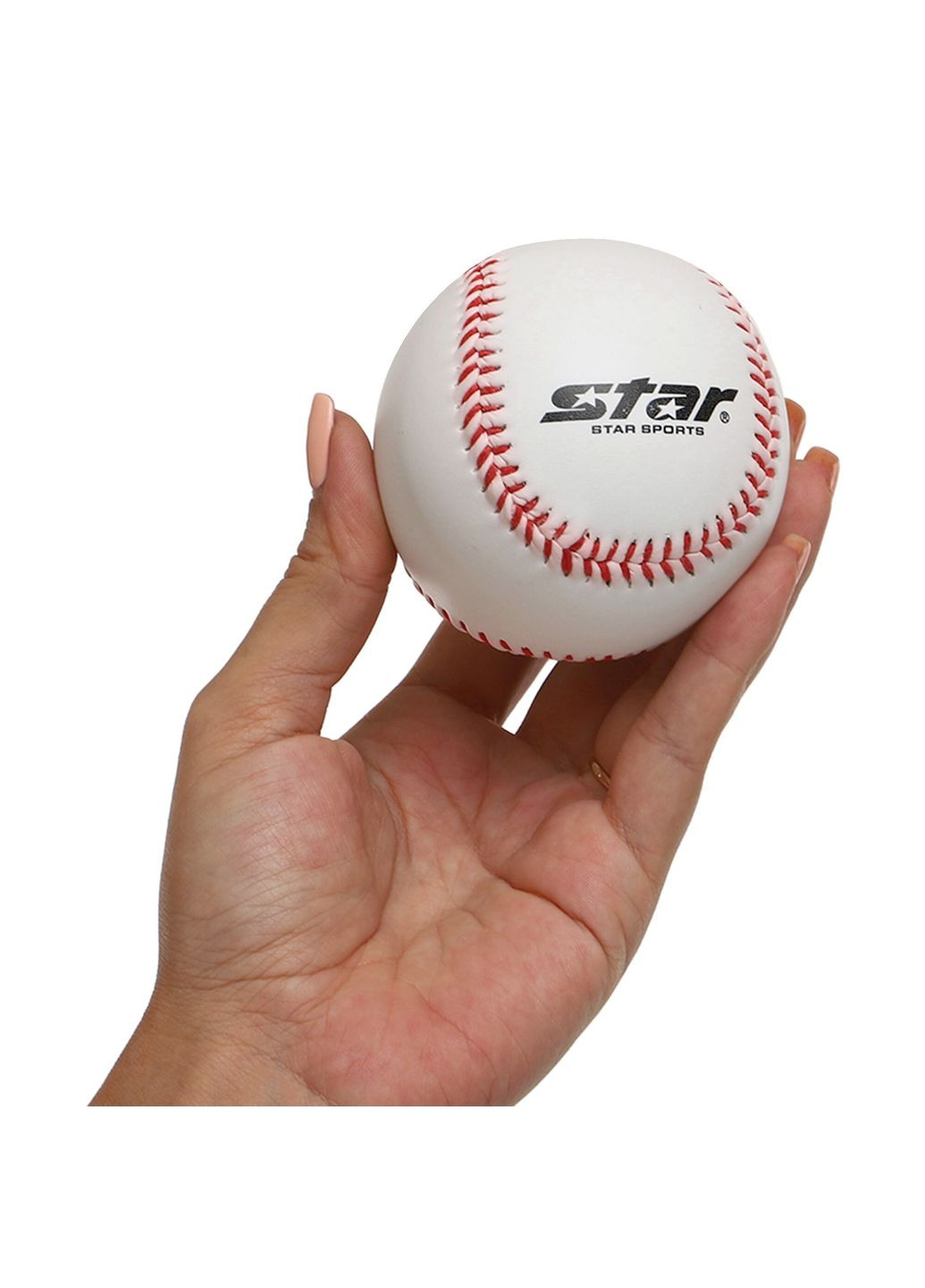 Мяч для бейсбола белый (размер 22,9 см) WB302 Star (369141822)