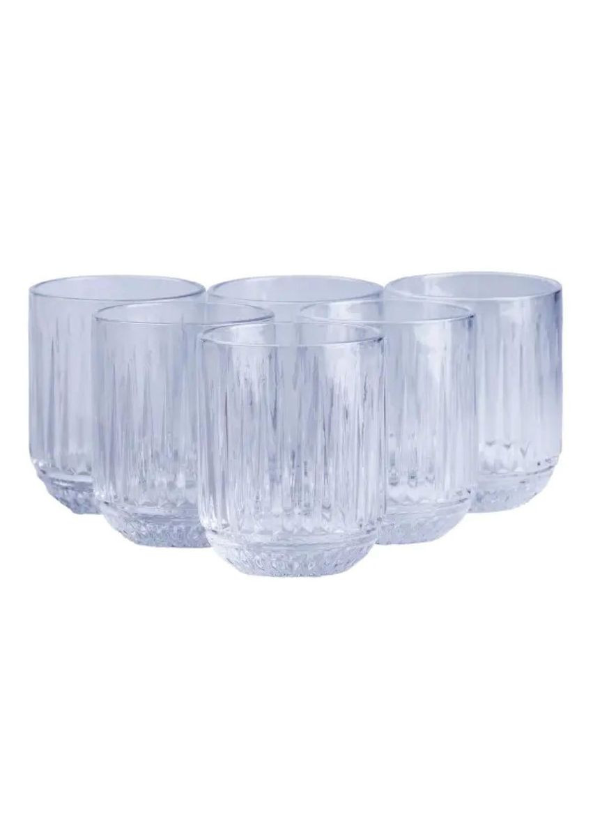 Набір склянок 6 шт по 250 мл із товстого скла HP4150 TS Kitchen (369654296)