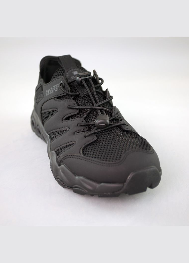 Черные кроссовки мужские сетка Baas