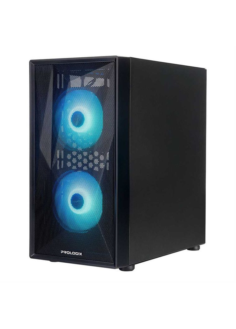 Корпус E102 Tempered Glass&Mesh Black Prologix (361031773)