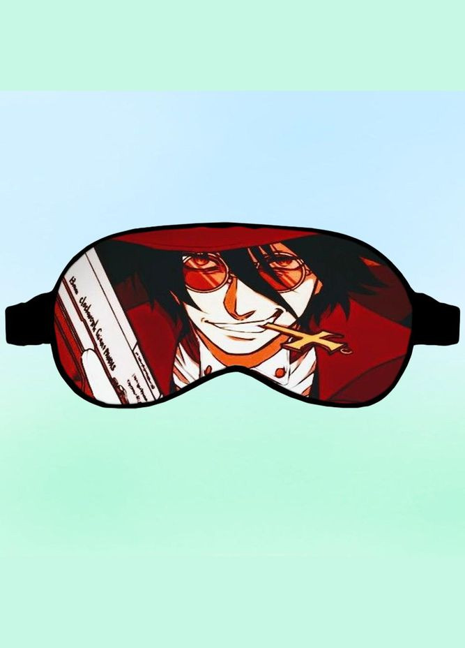 Маска для сна Аниме Хеллсинг #0001 черная No Brand (315046462)