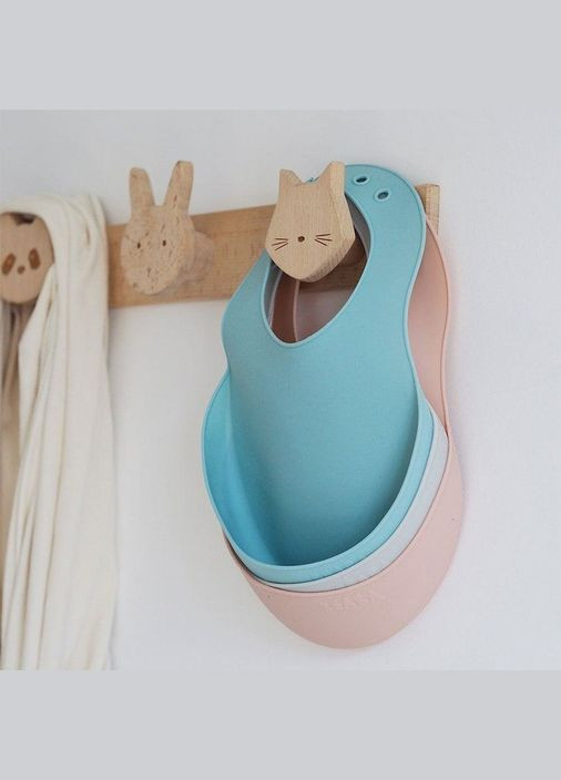 Силиконовый нагрудник с карманом, серый () Beaba 913490 (328261252)