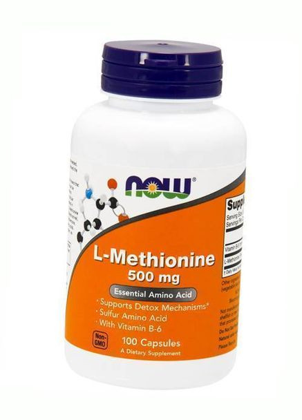 Метионин, LMethionine, 100капс (27128020) Now Foods (276256801)