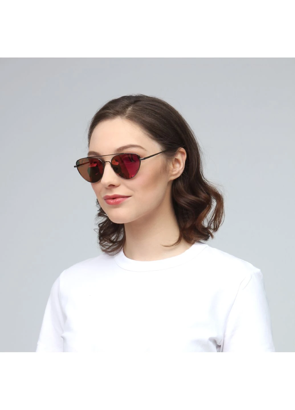 Солнцезащитные очки Фэшн женские LuckyLOOK 393-159 (322780096)