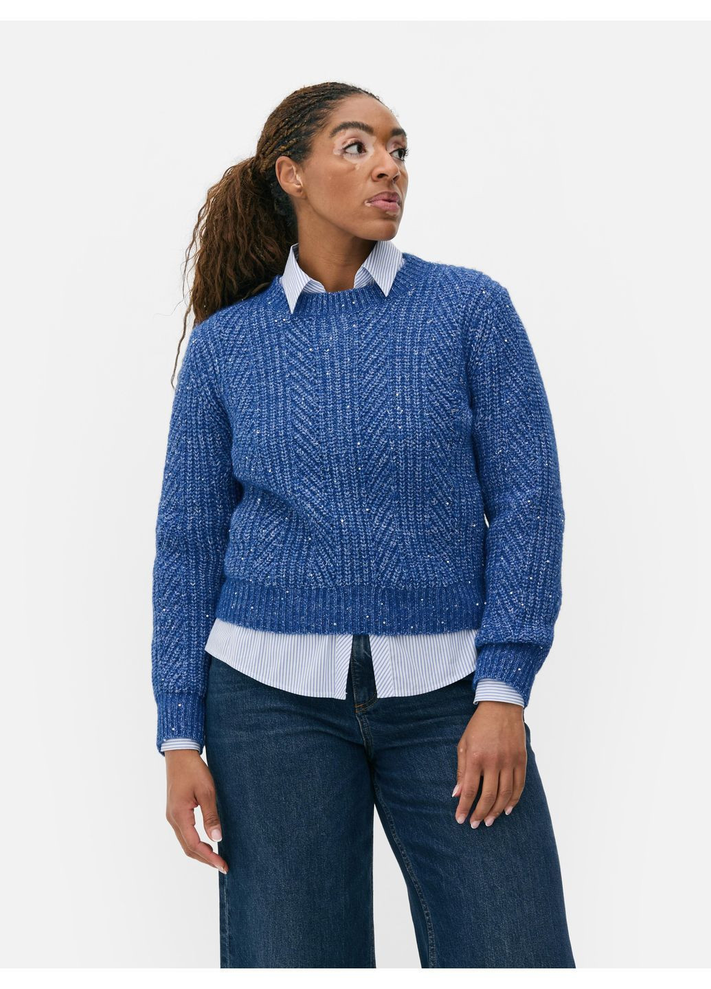 Синій джемпер зима,синій, Primark