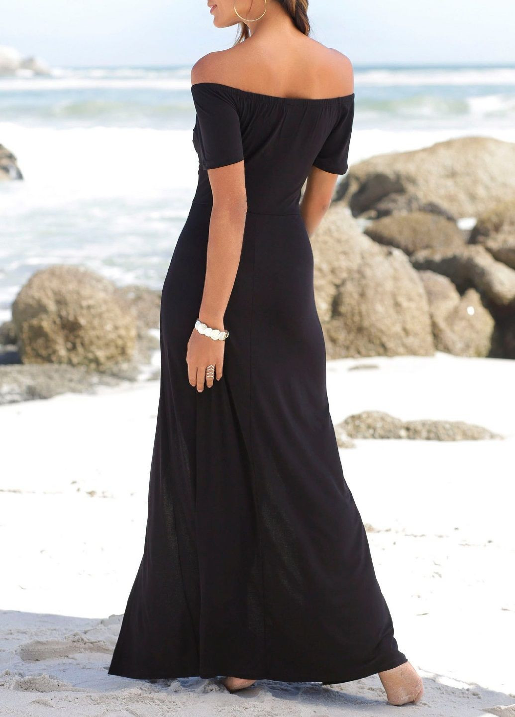 Чорна сукня Lascana однотонна