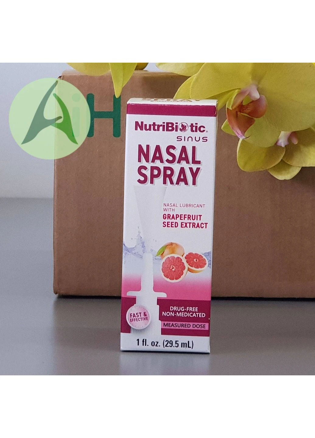 GSE, назальный спрей, 29,5 мл NutriBiotic (378642551)