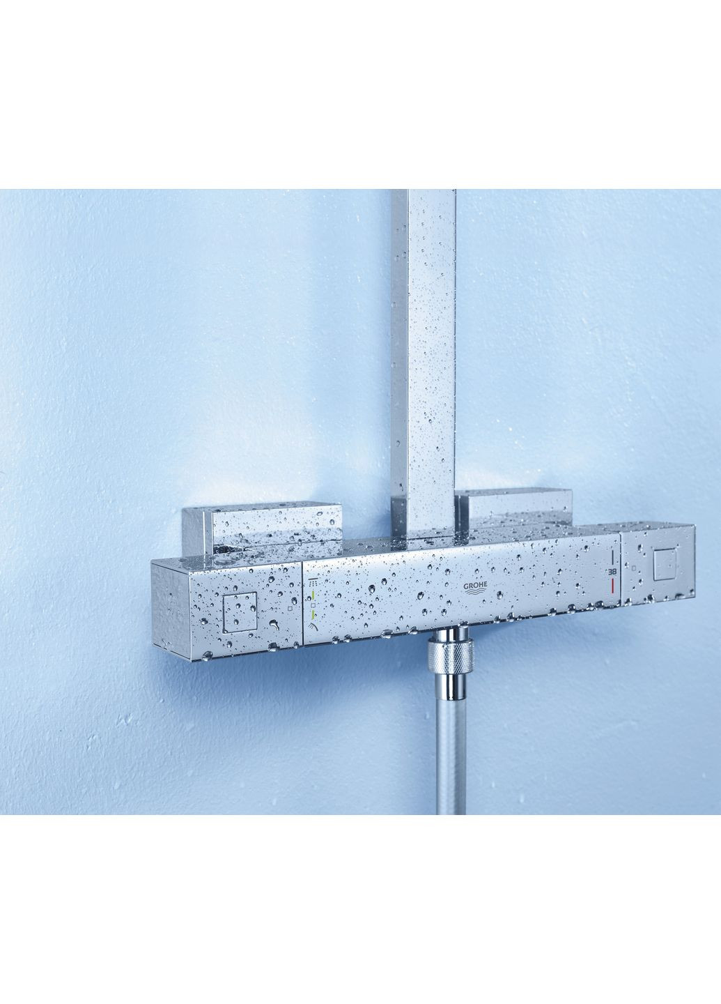 Душевая система с термостатом для душа Euphoria Cube System (26087000) Grohe (369933617)