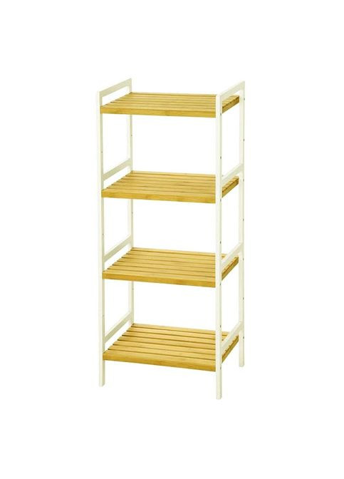 Стеллаж кухонный из дерева Сенмар 4 зефир-карри (СТА-40732003) No Brand (327848370)