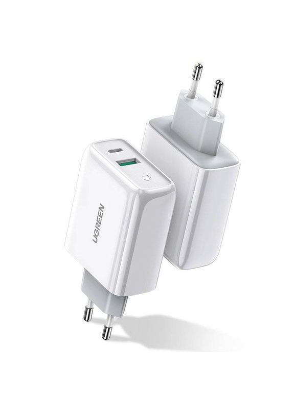 Мережевий зарядний пристрій 38W USB-C Wall Charger EU (White) (UGR-60468) (UGR-60468) Ugreen CD170 (361346665)