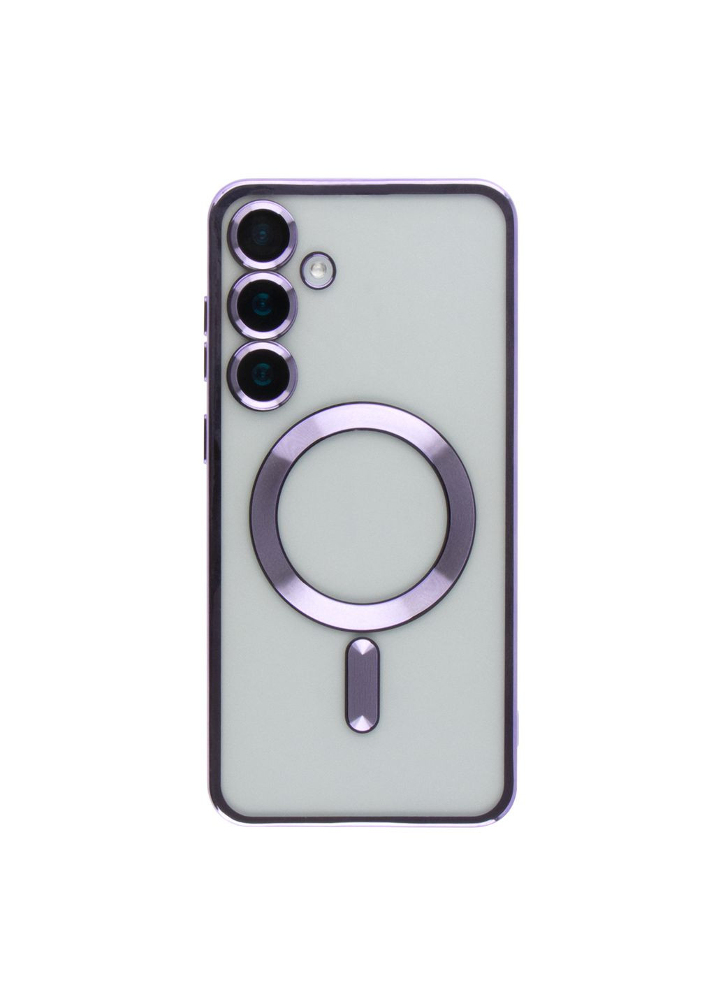 Чехол TPU Metallic Full Camera with Magsafe для Samsung Galaxy S24 Ultra (S928) Цвет Purple No Brand Samsung Galaxy S24 Ultra 5G (S928) (336152384)