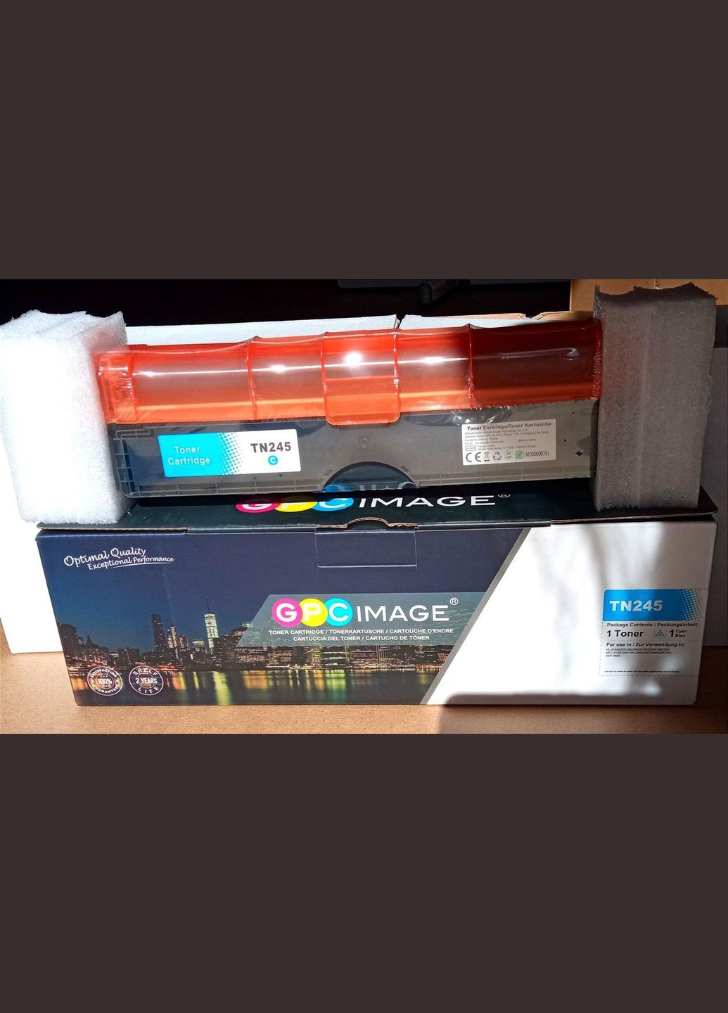 Картридж тонер для принтера GPC Image TN245, синий No Brand (301349485)