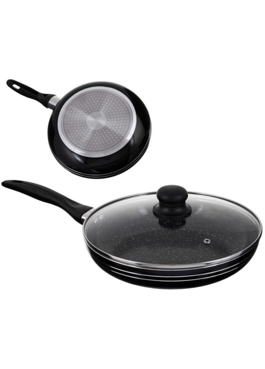 Сковорода UN-5165 з кришкою та антипригарним покриттям 26 см (1756375498) Unique (334675657)