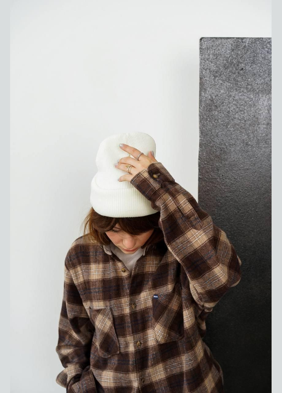 Шапка жіноча - біні, однотонна, м'яка та зручна JUGO SLOBO STREET (316629005)