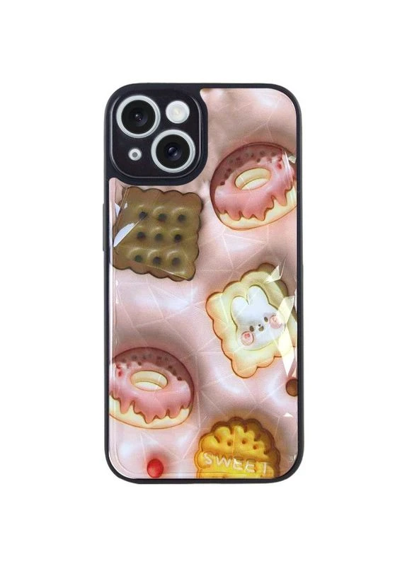 Чехол TPU+PC Prisma Fluffie для Apple iPhone 13 (6.1") Бежевый Epik (373257057)