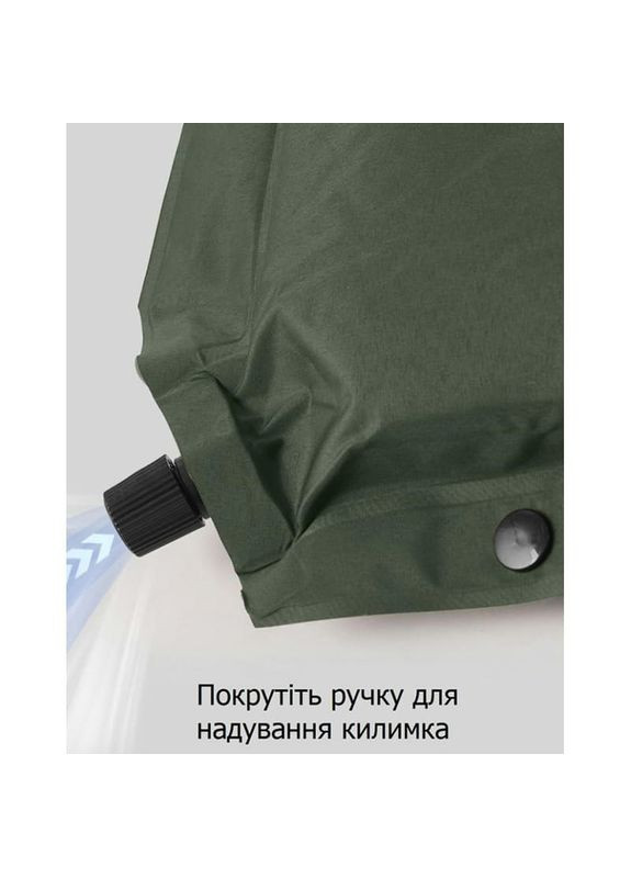 Туристический коврик CNK2450WS020, 200x63x10 см темно-зеленый (6927595712740) Naturehike (368695211)