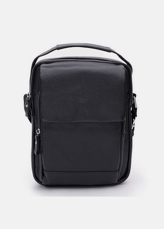 Чоловіча шкіряна сумка K19747a-black Keizer (311552999)