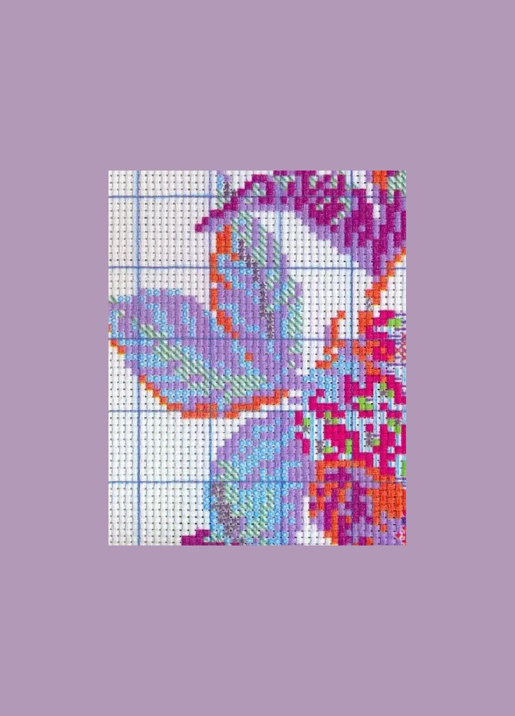 Набор для вышивания по нанесённой на канву схеме "Strawberry pot" AIDA 14CT printed, 42*32 см Joy Sunday (313613029)