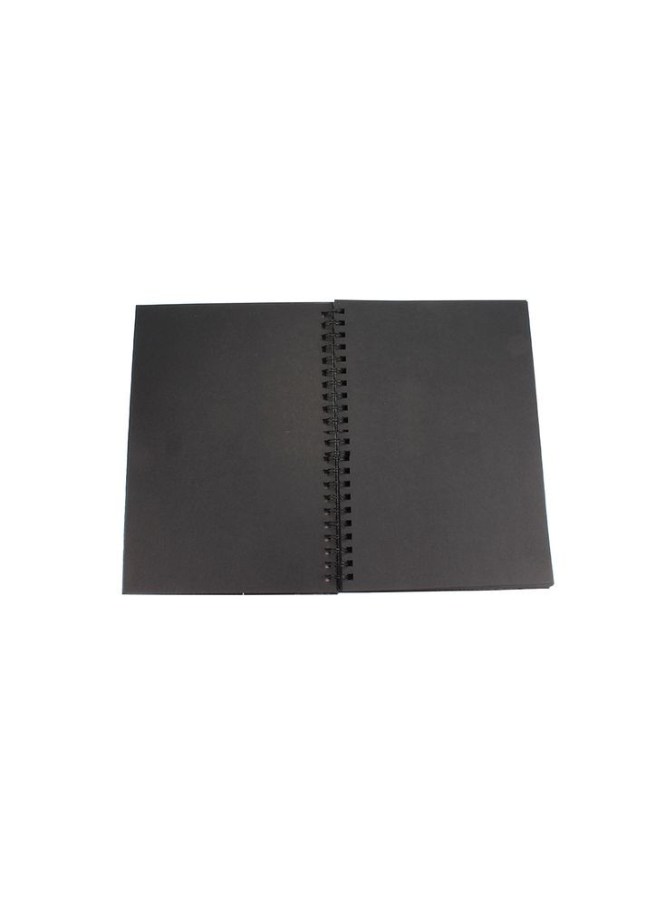 Альбом для эскизов и зарисовок на спирали, черные листы, А4, 60 листов Worison (322635017)