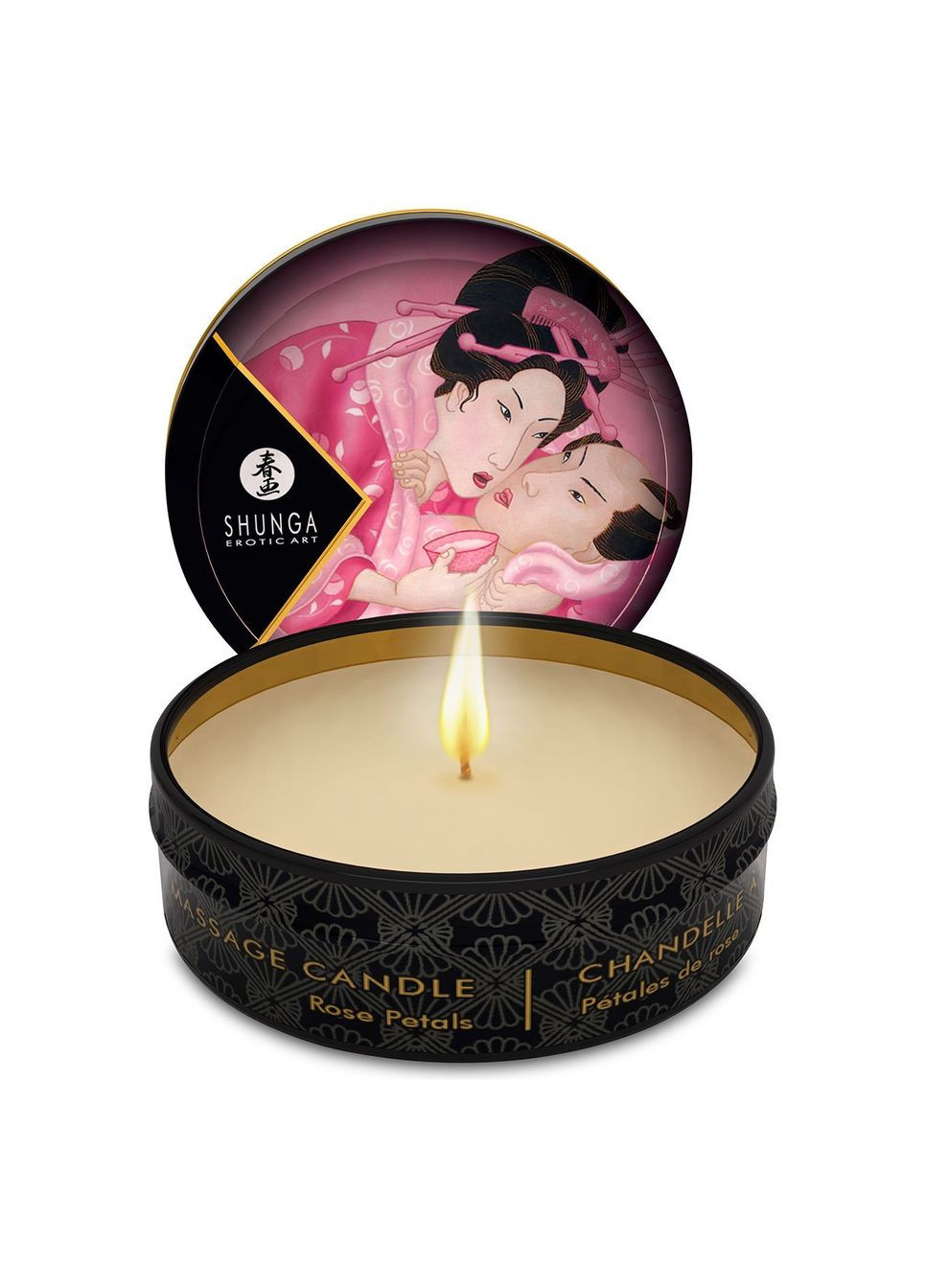 Массажная свеча Mini Massage Candle Rose Petals 30 мл CherryLove Shunga (282709124)