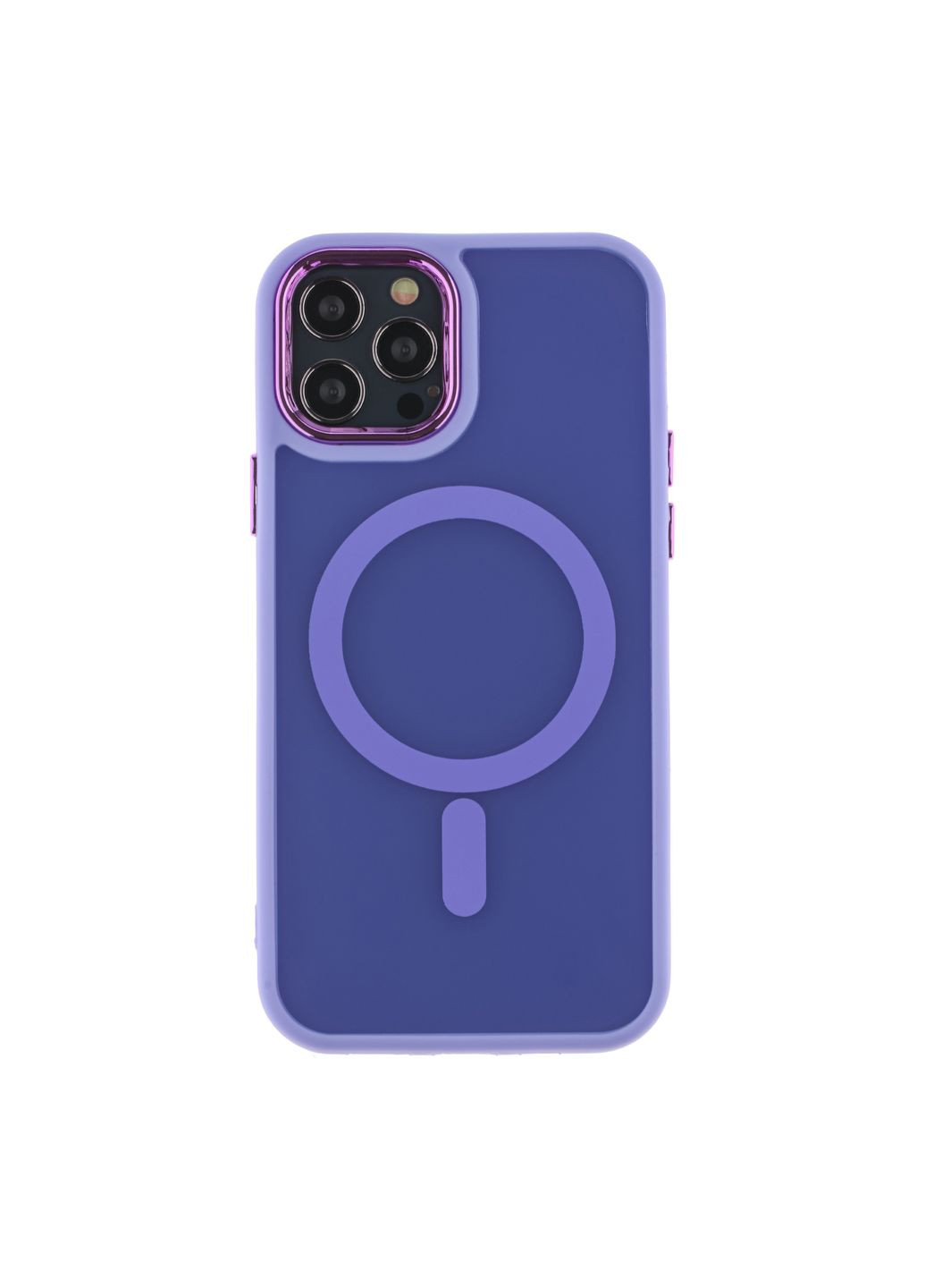 Чехол TPU+PC Space Magnetic Color with Magsafe для iPhone 12/12 Pro Цвет Purple No Brand Apple iPhone 12 2020,Apple iPhone 12 Pro (336149385)