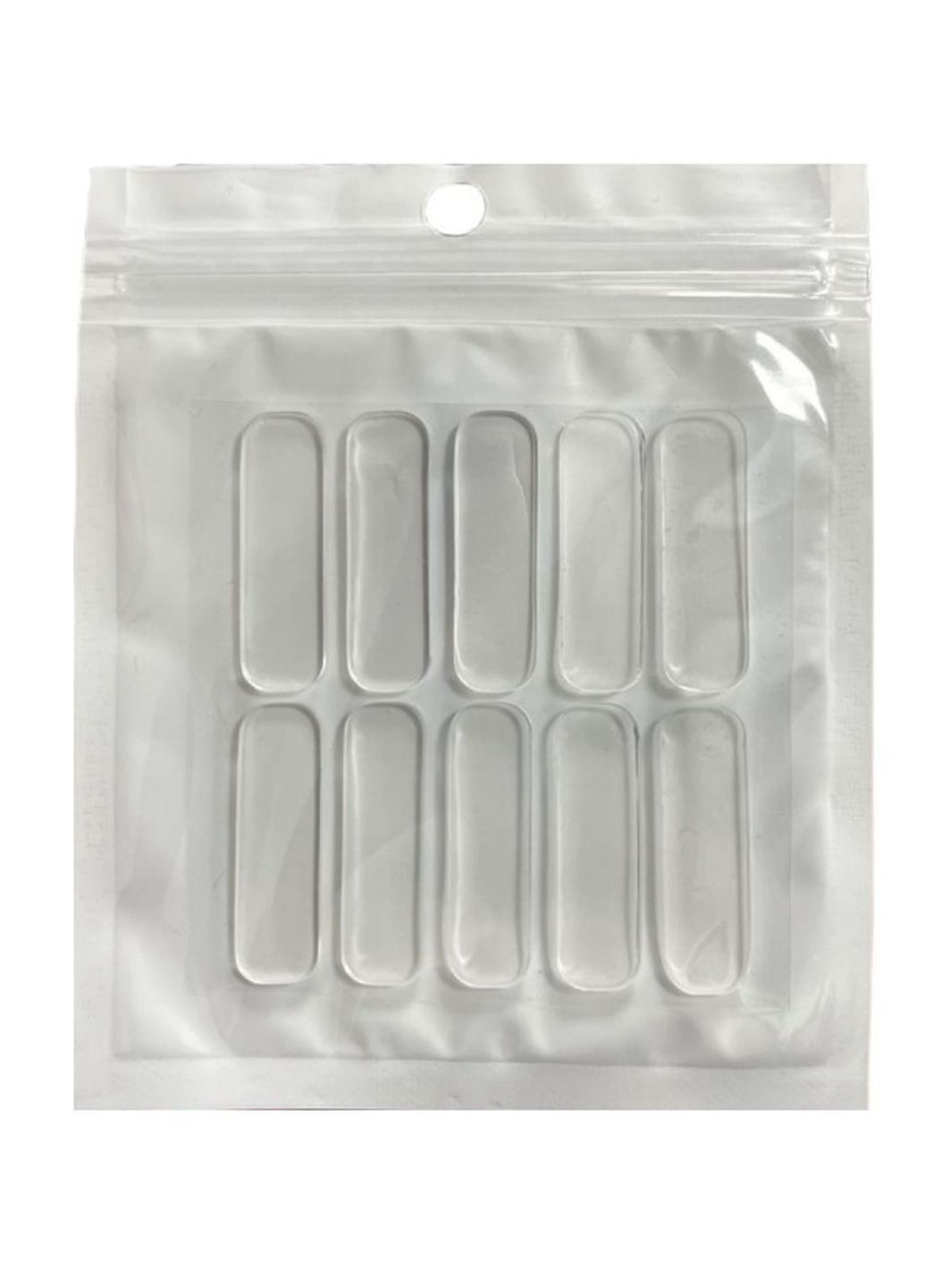 Силиконовые накладки 35×10 мм для защиты дверей и мебели от ударов царапин и шума 10 шт прозрачные No Brand (346122751)