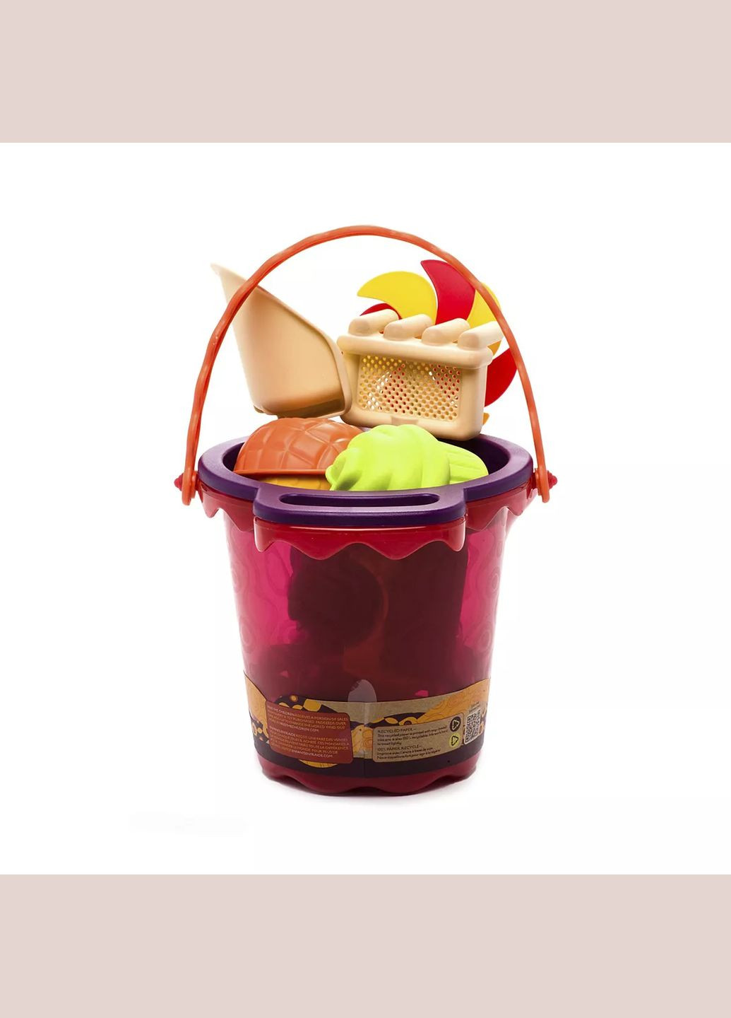 Набор для игры с песком и водой Ведерце Манго (BX1331Z) Battat (330057532)