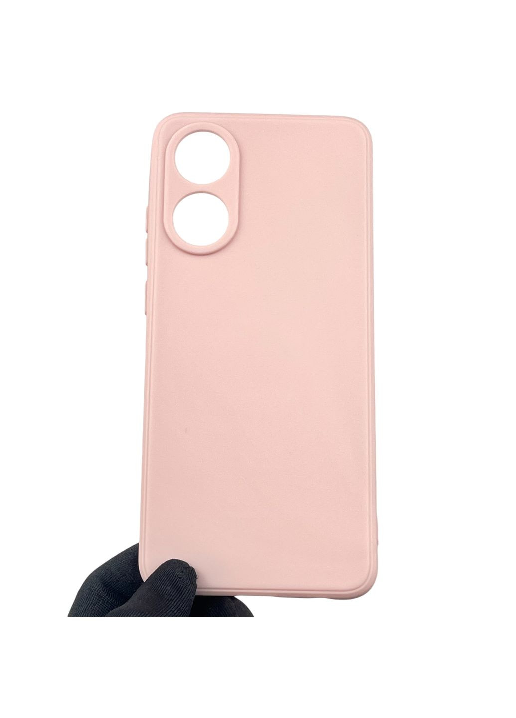 Чехол для A78 4G с квадратными гранями с защитой камеры на оппо а78 4г пудровый Oppo (366023147)