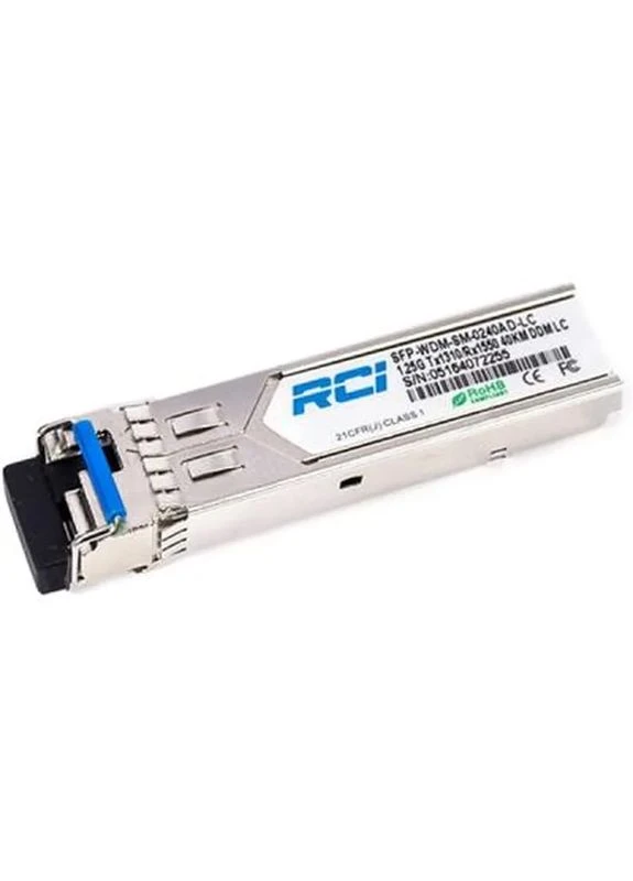 Модуль SFP 1G, 80km, LC, Tx 1490nm (SFP-WDM-SM-0280AD-LC) RCI (399098929)