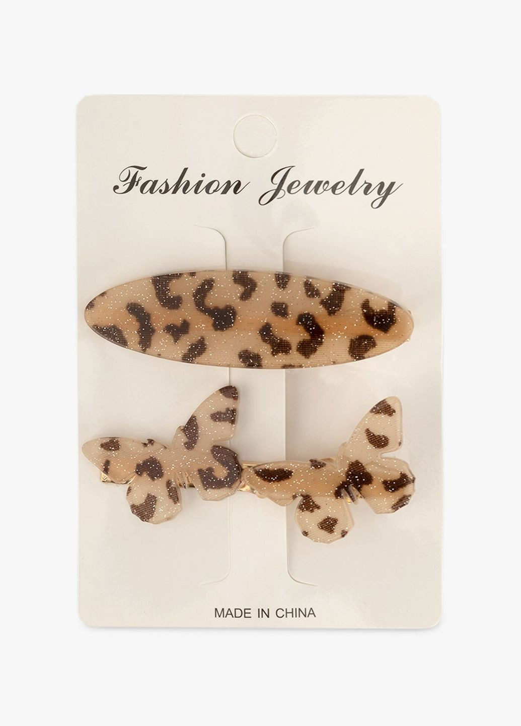 Заколки для девочки 3432B-2 2 шт Коричнево-чорный shop (2000999178887) Polin (366427057)