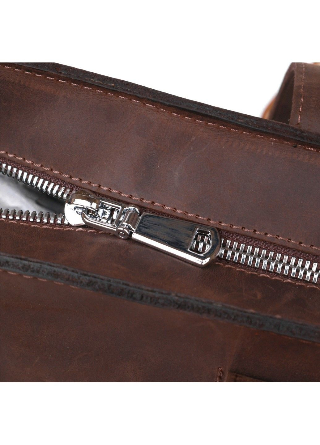 Вінтажна жіноча сумка-шоппер 16349 Коричневий Shvigel (292849811)