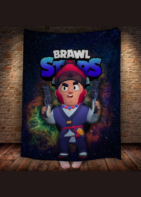 Плед с 3D-принтом Brawl Stars Брок Перша Креативна мануфактура PERFECTUS Плед (301868666)