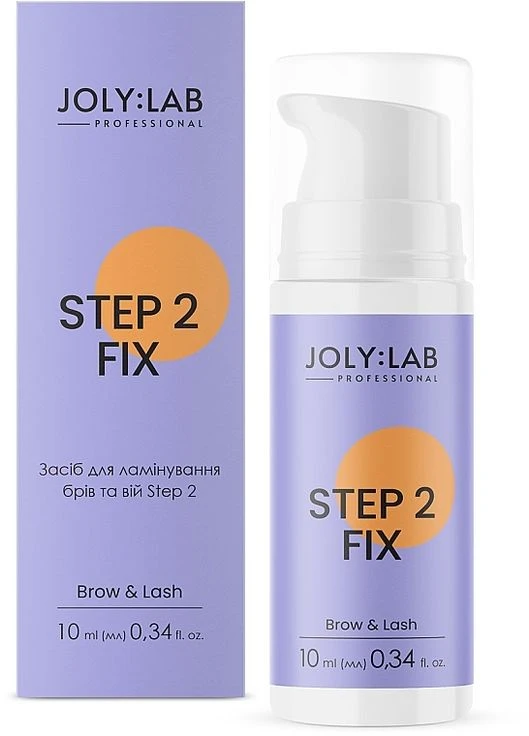 Средство для ламинирования бровей и ресниц Step 2 Fix 10ml (1312201-197084) Joly:Lab (368666329)