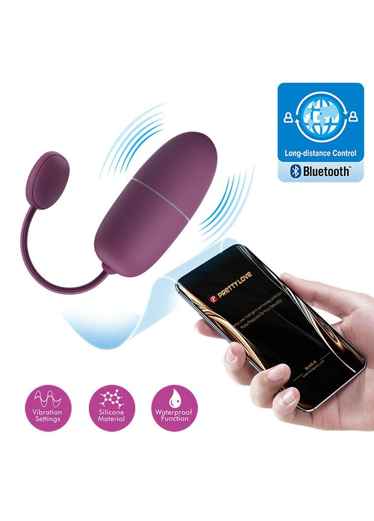 Виброяйцо с управление от смартфона Pretty Love "Nymph" LyBaile (299843835)