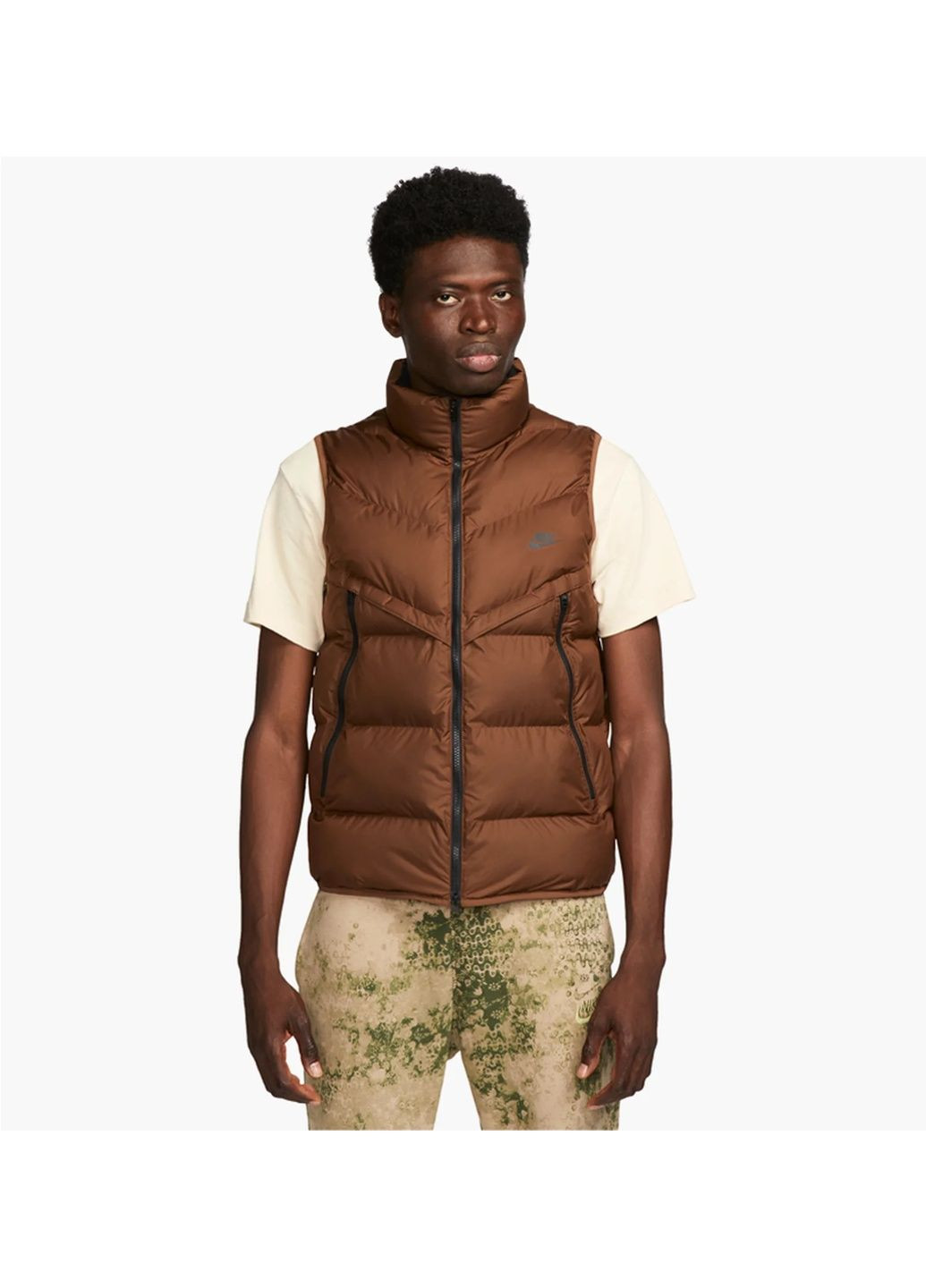 Жилетка чоловіча Storm-Fit Windrunner Brown Dr9617-259 Nike (365961880)