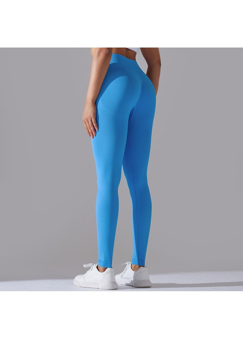 Лосини жіночі фітнес з ефектом push-up V-образним поясом No Brand (353302944)