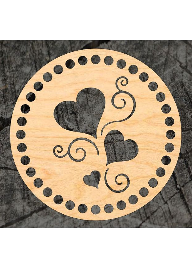 Ажурное донышко из дерева, фанеры дк1119 No Brand (361203272)