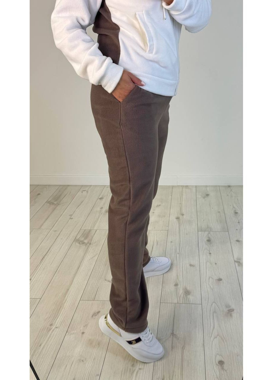 Костюм 7898 флис Полар теплый,кофта с капюшоном на молнии и брюки Україна (368804677)