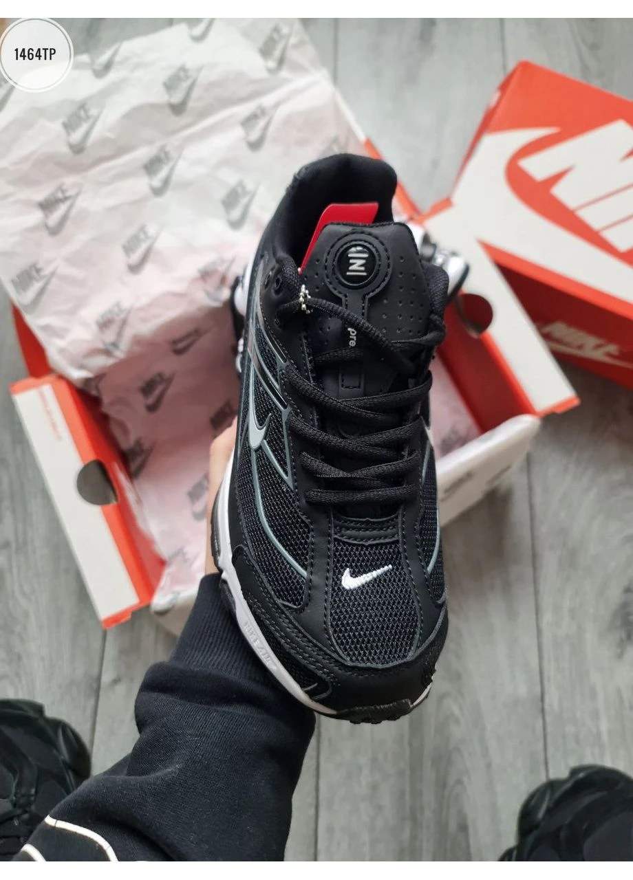 Білі літні кросівки nike shox ride2 supreme black/white найк шокс райд 2 No Brand