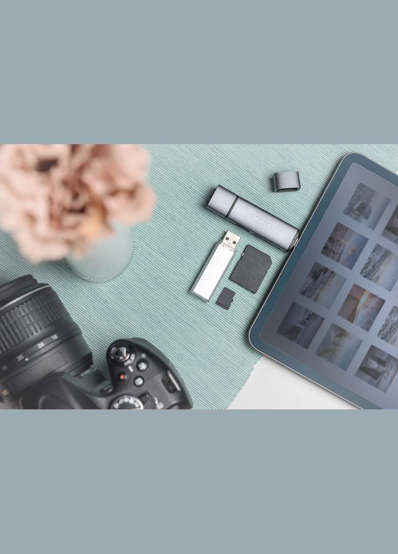 Кардидер USBC/USB 3.0 SD/MicroSD Digitus (315504168)