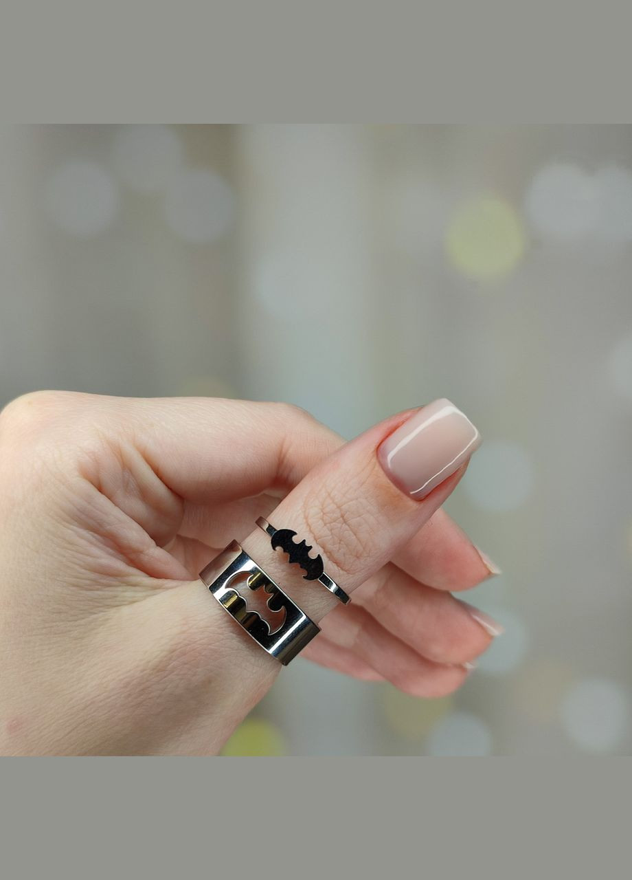 Парні кільця "Бетмен. Batman", DC Comics. Регульовані SureGeek (317046588)