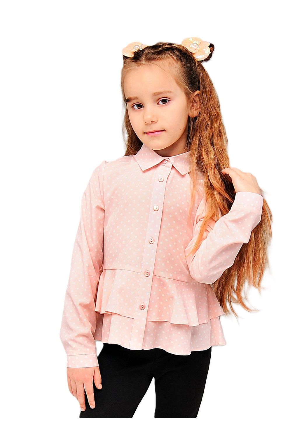 Розовая блузка DM SASHKA демисезонная