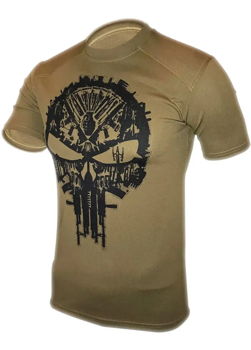 Койот футболка kramatan the punisher tactical design coyote No Brand