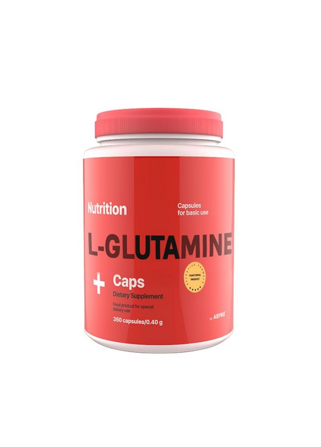 Амінокислота L-Glutamine Caps, 360 капсул AB PRO (293477133)